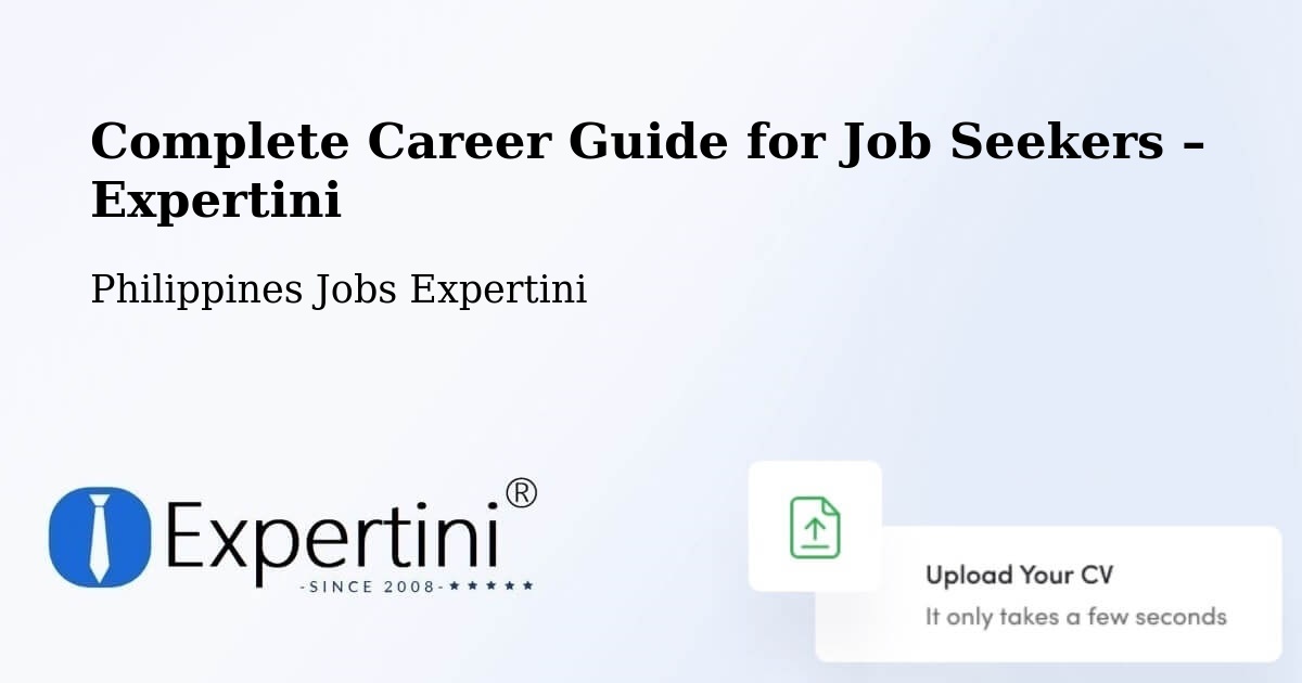 Career Guide for Job Seekers – Tabaco - Tabaco, Philippines Jobs Expertini