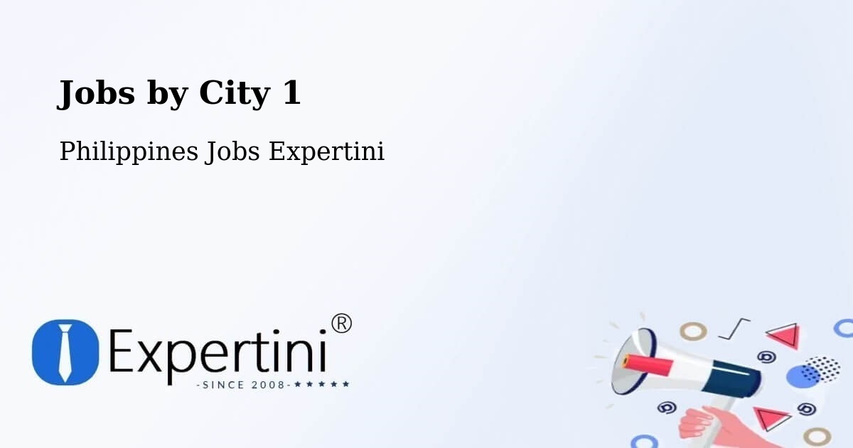 City Jobs in Philippines - Expertini